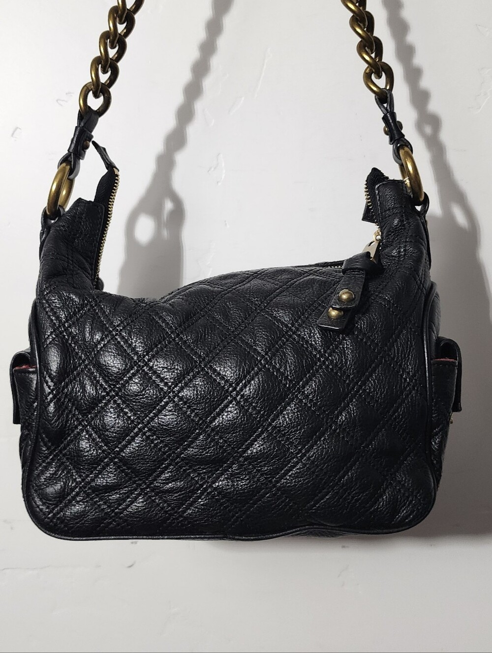 Marc Jacobs black quilted leather multipocket hobo bag - Picture 5 of 7